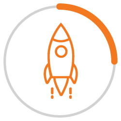 rocket launch icon