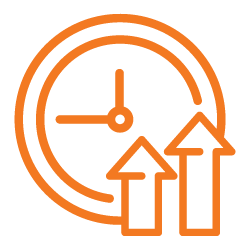 orange clock icon