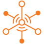 One IoT orange icon