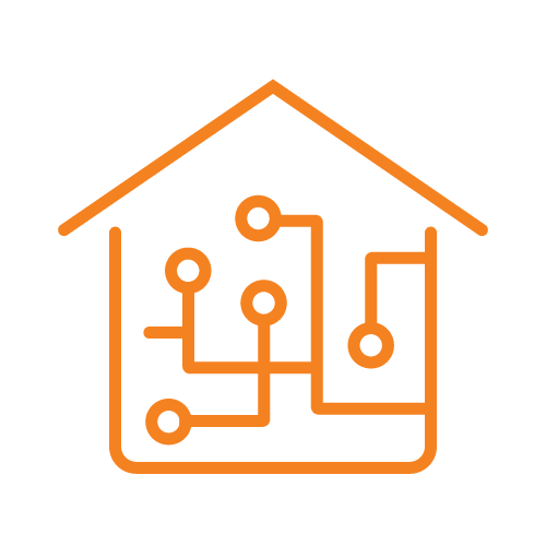 modern smart home icon