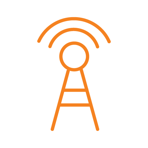 tower with signal icon